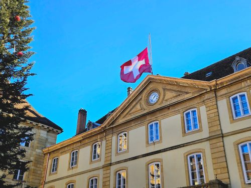Drapeau en berne Neuchâtel