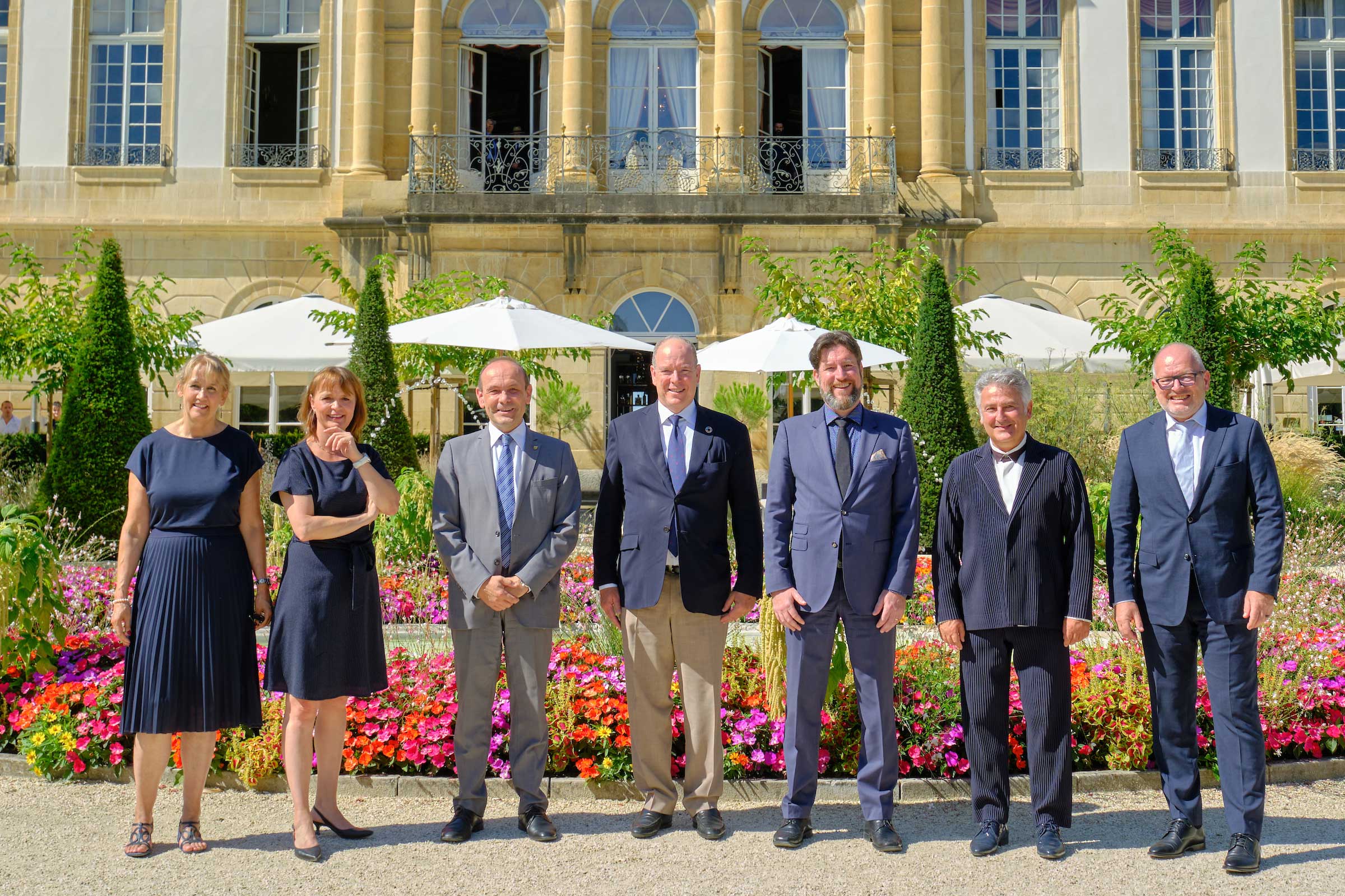 Visite Prince Albert II à Neuchâtel crédit Bernard Python